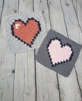 Heart Dishcloth