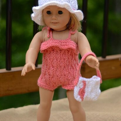 "Summer Waves" 18" Doll, 4 piece Set