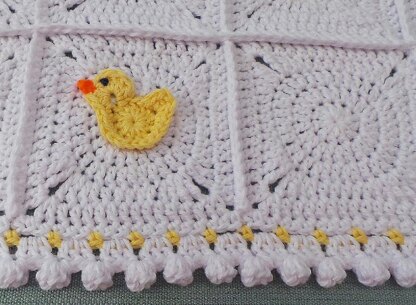 Filet crochet discount duck blanket pattern