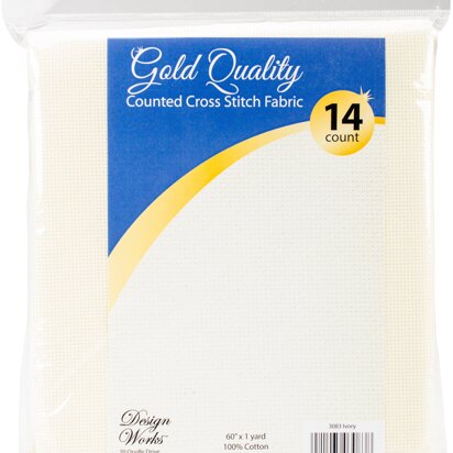 Design Works Gold Quality Aida 14 Count 60"x36"