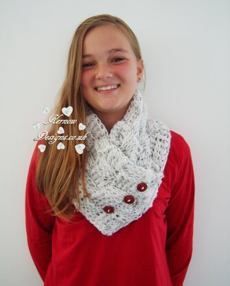 Basket Weave Collar Scarf