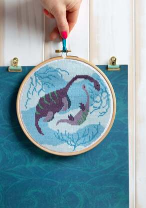 Hawthorn Handmade Plesiosauri Cross Stitch Kit