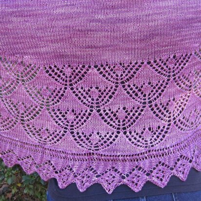 Lockerbie Long Wingspan Shawl - knitting pattern