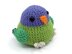 Amigurumi Plum-headed Parakeet