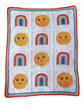 Rainbow Sunshine Blanket