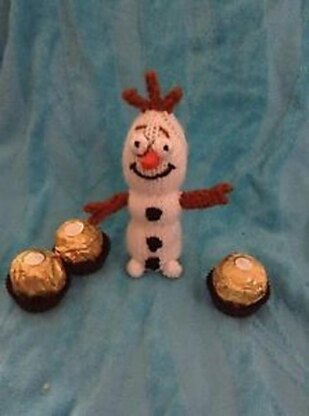 Frozen Olaf inspired Ferrero Choc Cover