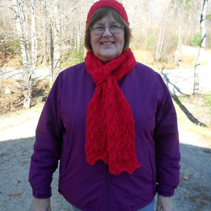 Mama's Christmas Hat & Scarf