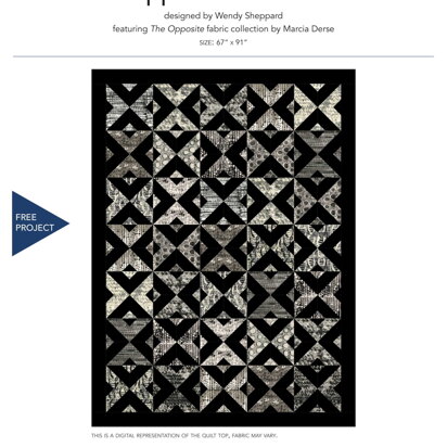 Windham Fabrics Opposites Attract - Downloadable PDF