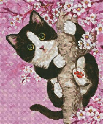 Mini Cherry Blossom Cat - #14246-KH