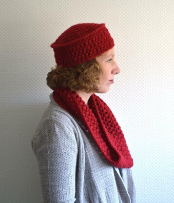 Paris Pillbox Hat & Cowl Set