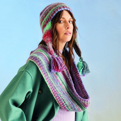 Sirdar 10709 Anemone Hat & Snood PDF