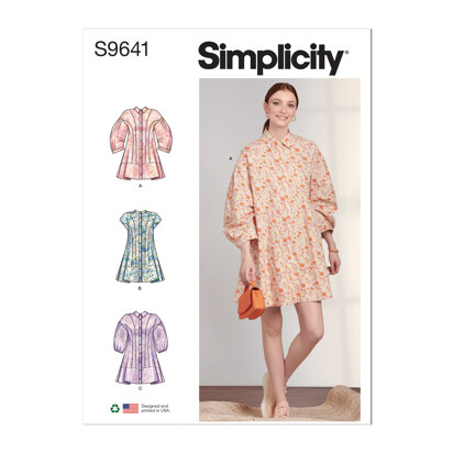 Simplicity Misses' Button Down Dress S9641 - Sewing Pattern