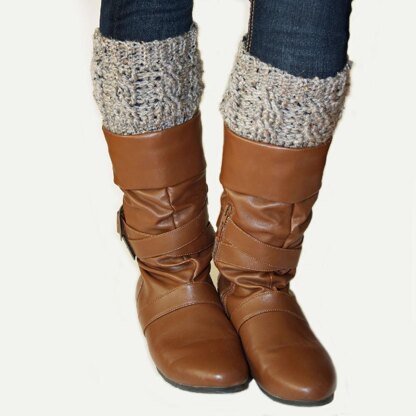 Cabled Boot Cuffs
