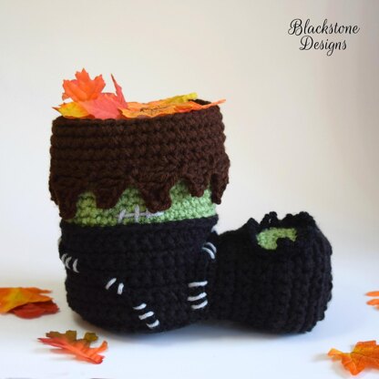 Frankenstein Shoe Basket