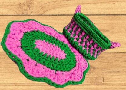 Crochet Basket & Doily Pattern