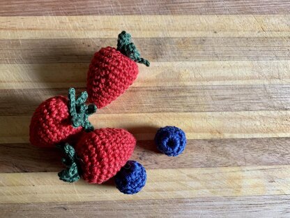 Crochet Strawberries Pattern