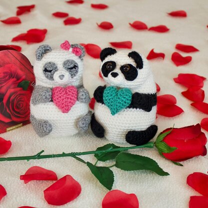 Sweetheart Panda & Teddy Bear Pudgy Pal