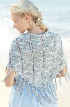 Windward Shawl in Sirdar Beachcomber DK - 7497 - Downloadable PDF