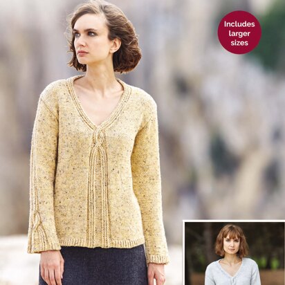Sweater in Hayfield Bonus Aran with Wool - 8234 - Downloadable PDF