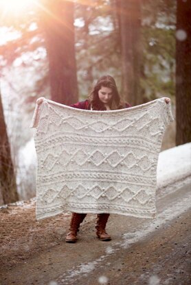 Winter Cabin Throw