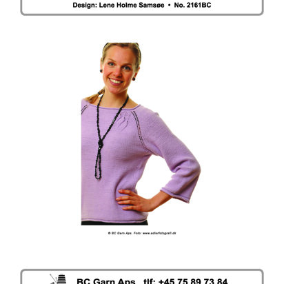 Raglan Sweater in BC Garn Alba - 2161BC - Downloadable PDF