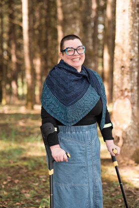 Crossing Twigs Shawl
