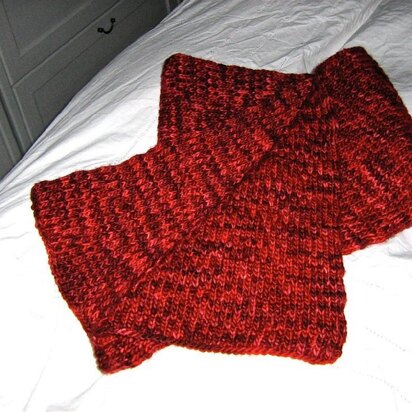 Soft Syncopated Brioche Scarf