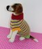 Dog Multi Colour Stripe Sweater Coat