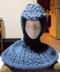 Cabled Hooded Cowl