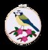 The Crafty Kit Company Blue Tit Felt Applique Kit - 15cm