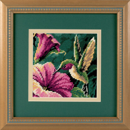 Dimensions Hummingbird Drama Needlepoint Kit