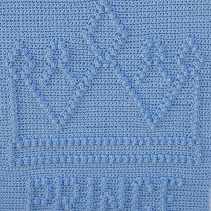 Prince Crown Baby Blanket