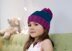 Naughty or Nice Pompom Hat