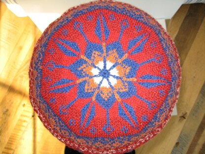 Fair Isle Flower Tam