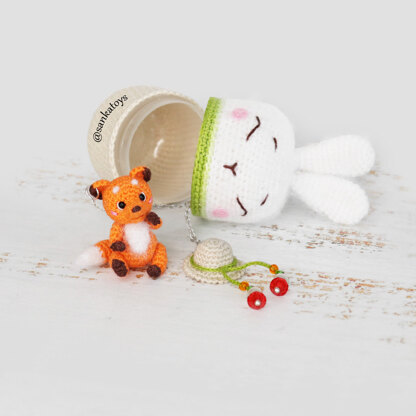 New pattern - Kinder Surprise, micro fox