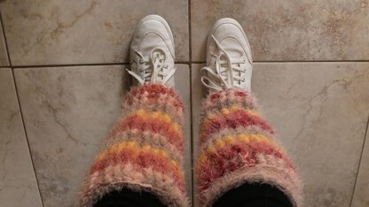 Fuzzy Winter Leg Warmers