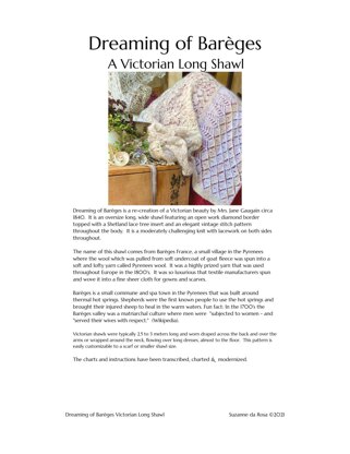 Four Victorian Long Shawls