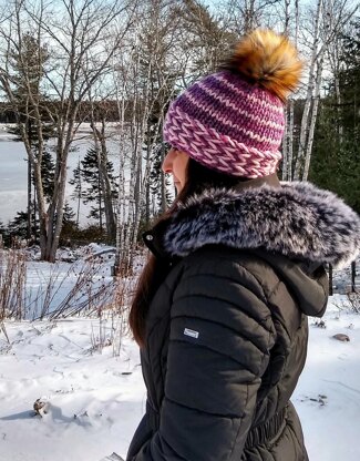 Banded Braids Beanie