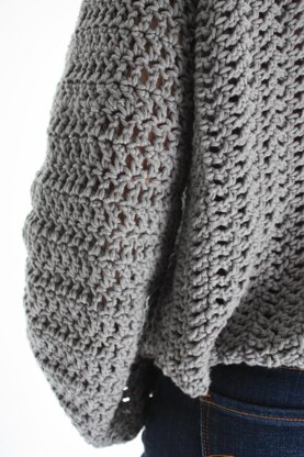 Tulip Time Easy Crochet Sweater
