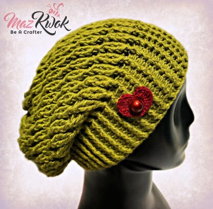 Slouch Hat with Interchangeable Appliques