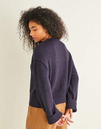 Boxy V Neck Jumper in Sirdar Country Classic 4 Ply - SC4P10246 ...