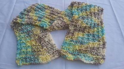 Joyce's 3 stitch pattern scarf