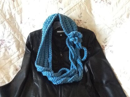 Blue Lagoon Chunky Scarf