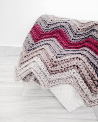 The Barton Chevron Blanket