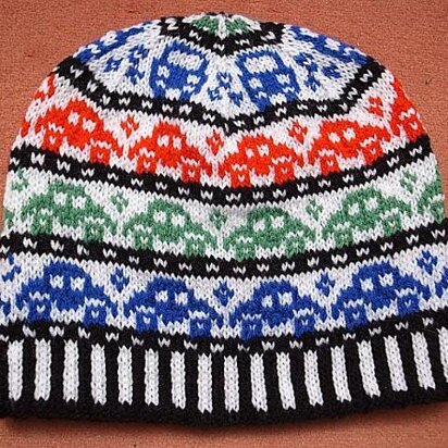 Car beanie - knitting pattern