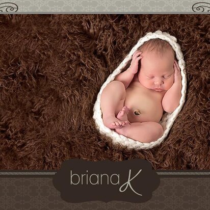 Newborn Chunky Cocoon Photo Prop