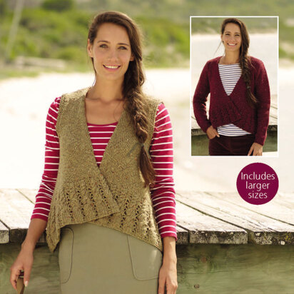 Cardigan and Waistcoat in Sirdar Harrap Tweed Chunky - 7903 - Downloadable PDF