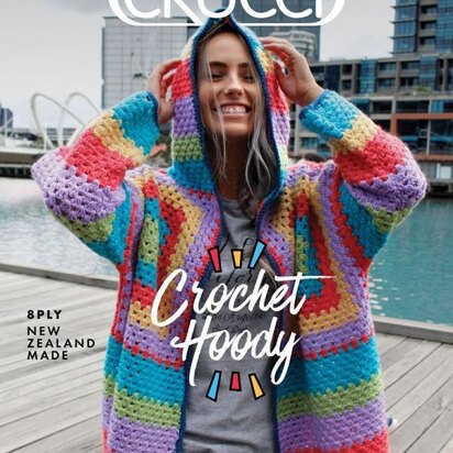 1641 Crochet Hooded Jacket