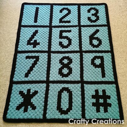 Number Pad Blanket