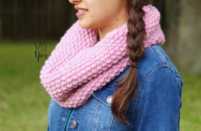 Seed Stitch Cowl